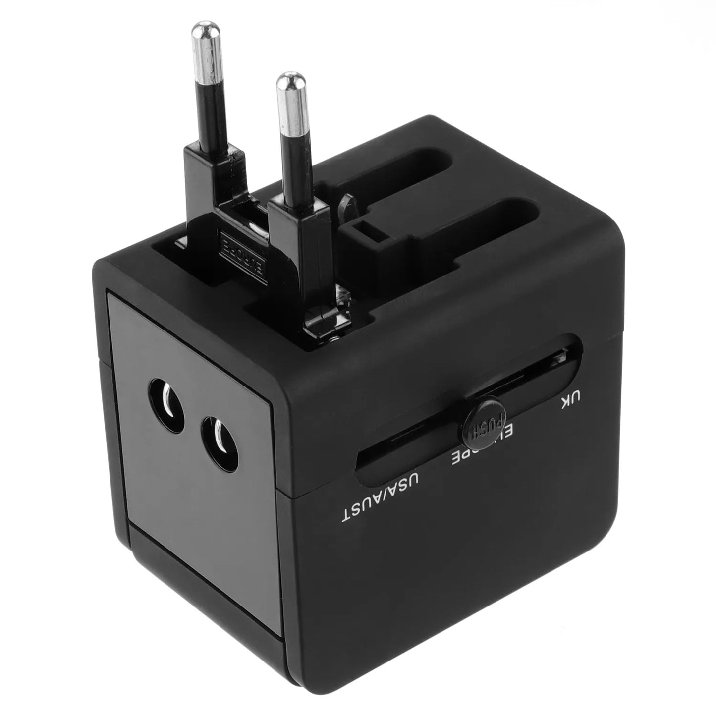 Chargeur Réseau Techsuit HHt148 Travel, 10W, 2A, 2 x USB-A, Noir