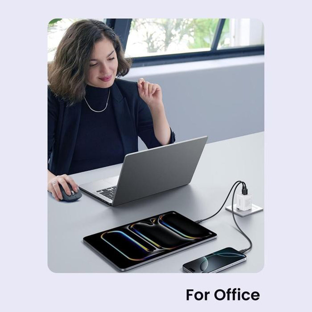 Chargeur Réseau UGREEN X516, 30W, 3A, 1 x USB-A - 1 x USB-C, Rose