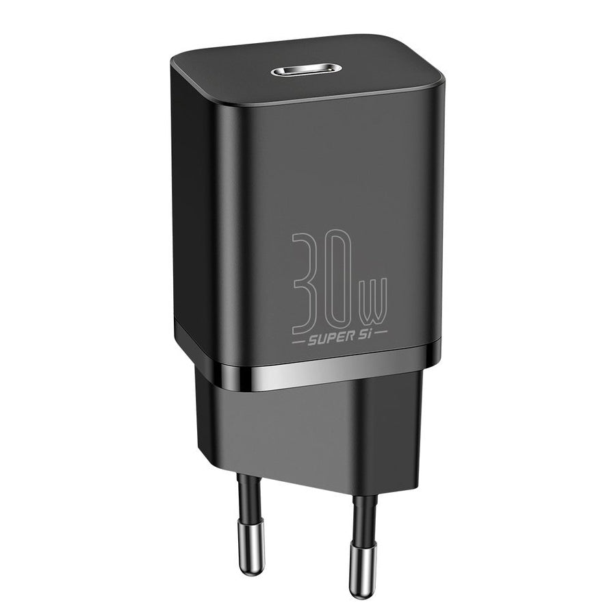 Baseus Super Si Netzteil 30W | 1x USB-C | Schwarz | PD & QC