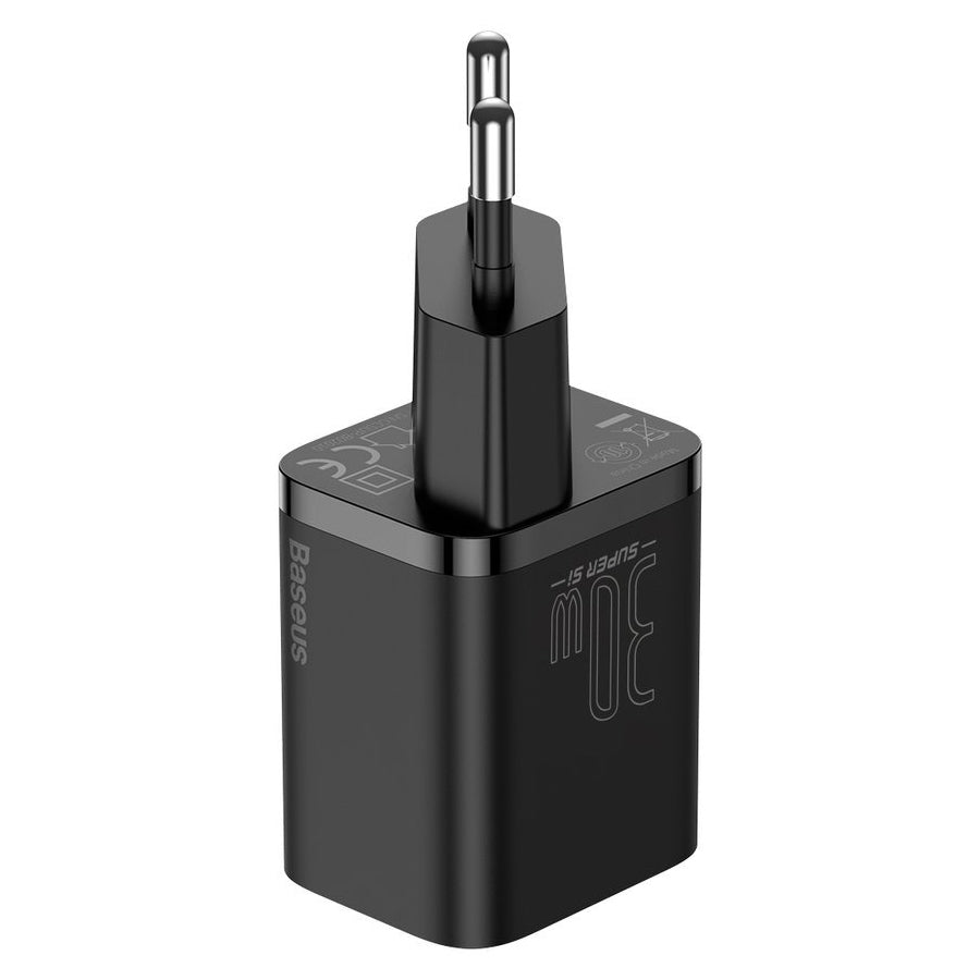 Baseus Super Si Netzteil 30W | 1x USB-C | Schwarz | PD & QC