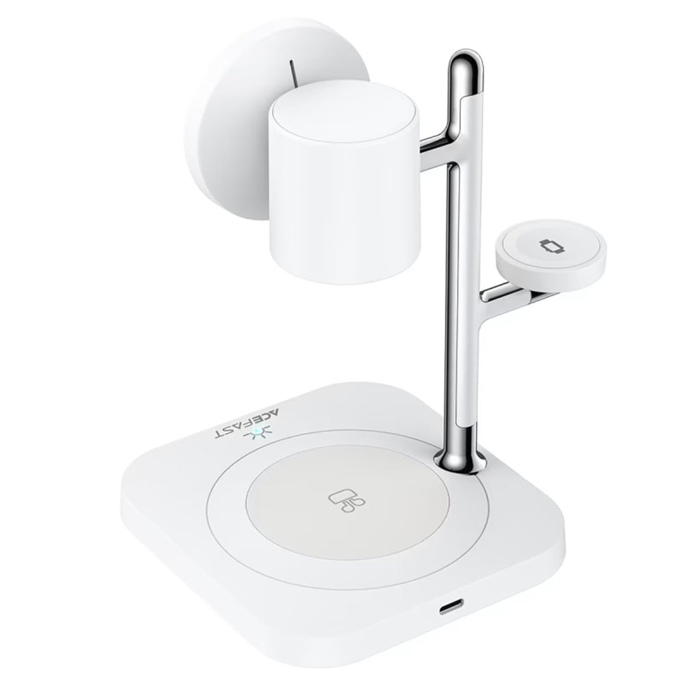 Chargeur Réseau Sans Fil Acefast E39 3en1, 32.5W, Blanc