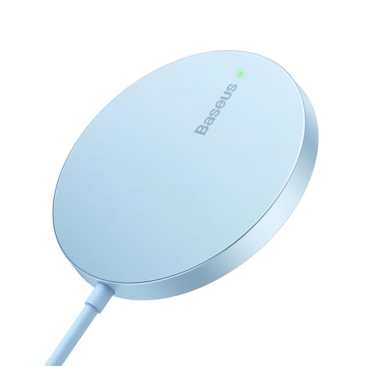 Chargeur réseau sans fil Baseus Simple Mini 3, 15W, 1.67A, Bleu CCJJ040303