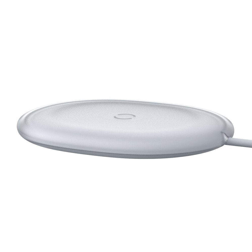 Baseus Jelly Wireless Netzladegerät, 15W, 1.67A, Weiß WXGD-02