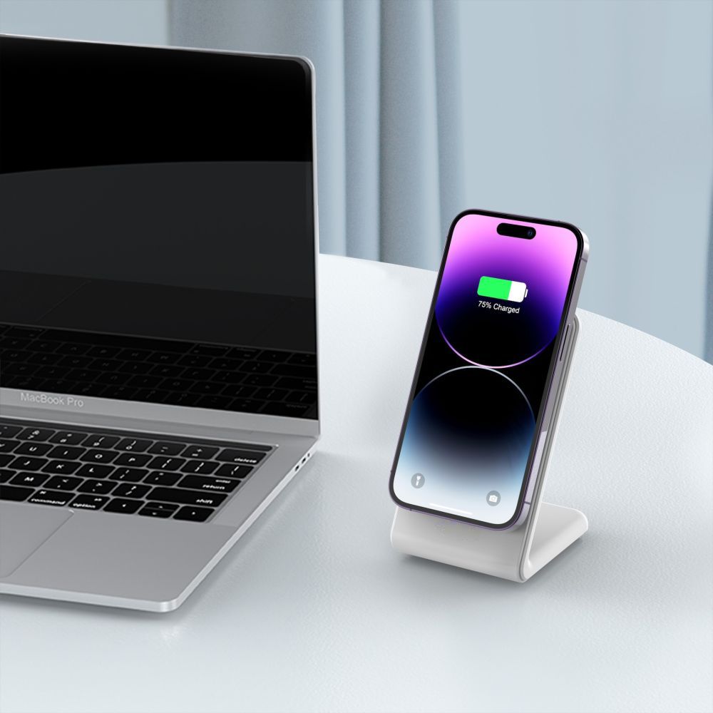 MagSafe Tech-Protect QI15W-A38, 15W, 1.67A, Blanc