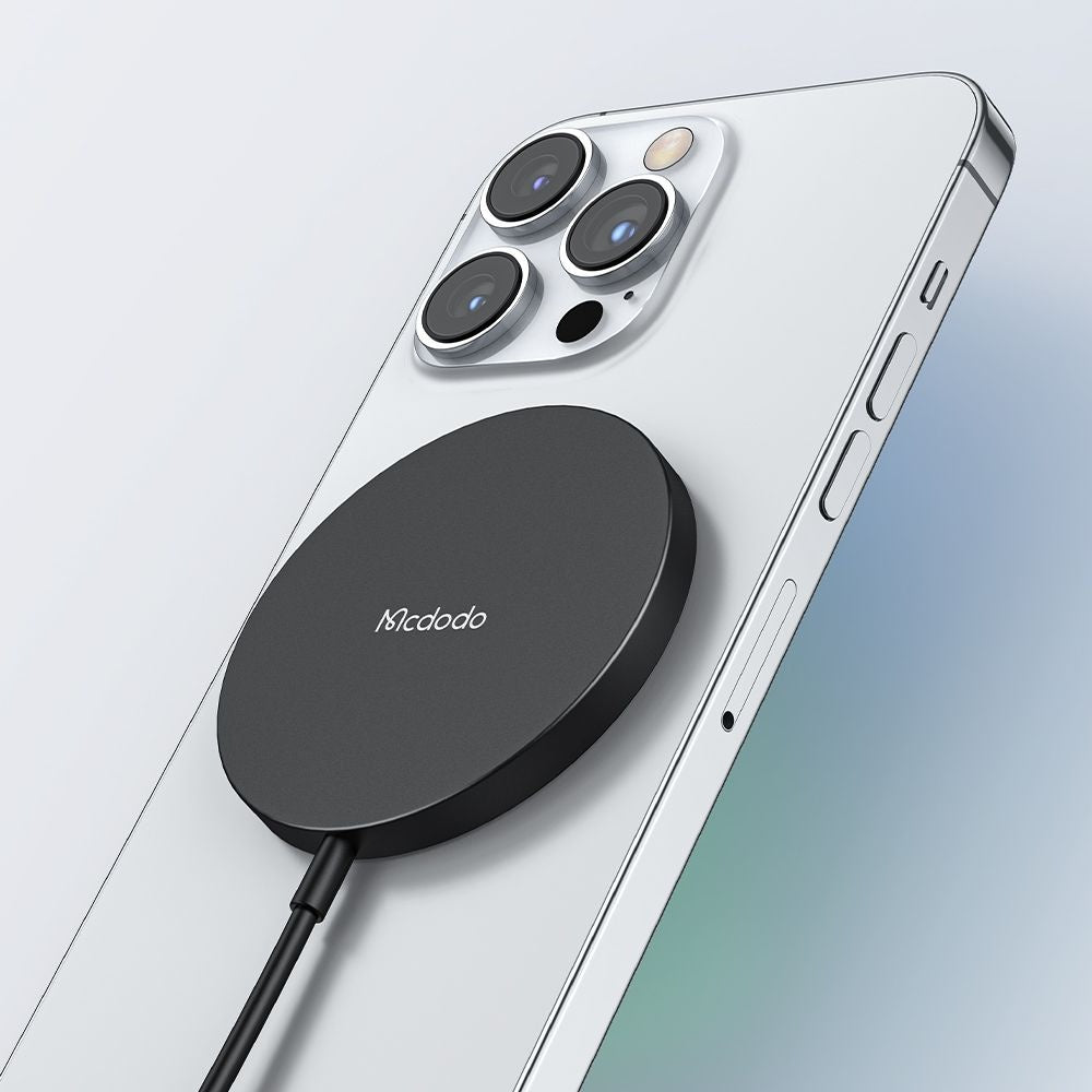 Drahtloses Netzladegerät McDodo CH-4360 Moon, 15W, 1.67A, Schwarz
