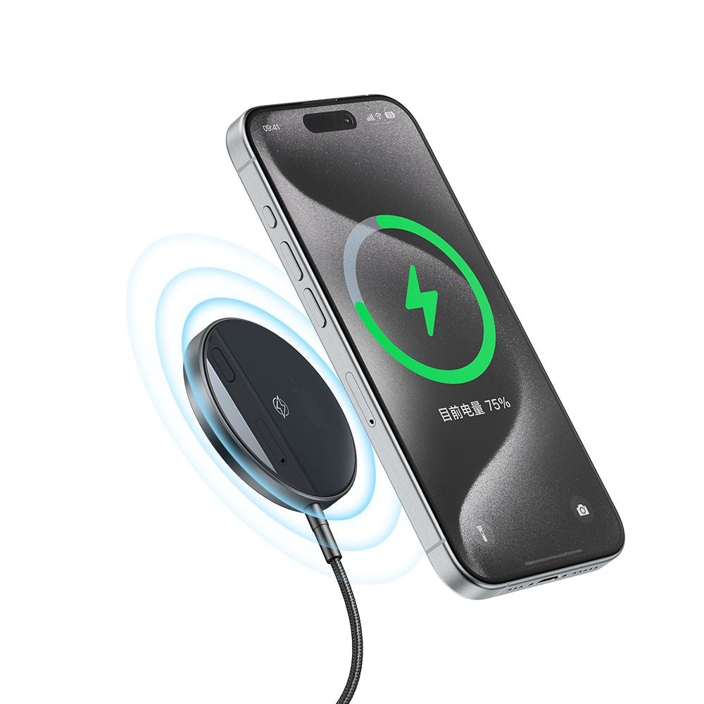 Chargeur Réseau Sans Fil McDodo CH-5490, 15W, 1.67A, Noir
