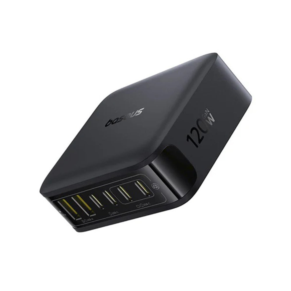 Chargeur Station Baseus EnerFill FH21, 120W, 3.25A, 2 x USB-A - 4 x USB-C, Noir E0120T00