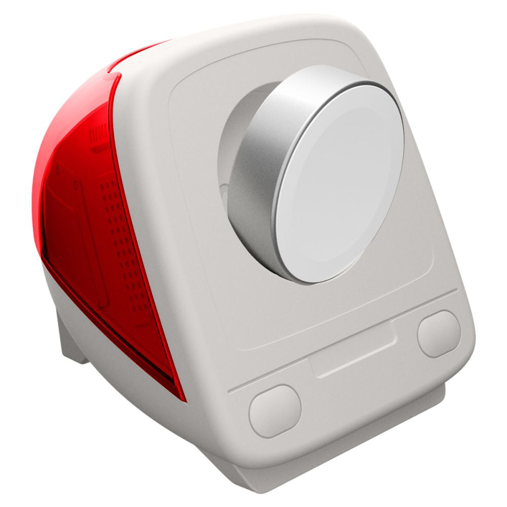 Support Spigen C1 Classic pour Chargeur Sans Fil Apple Watch Series, Rouge AMP09341