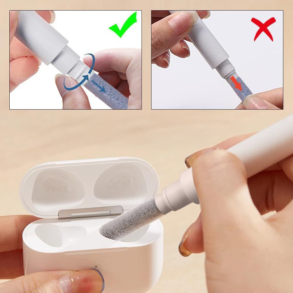 Reinigungswerkzeug Tech-Protect CS02, 3in1, Weiß