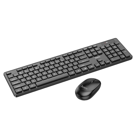 Kit Tastatur Maus Wireless HOCO GM17, Schwarz