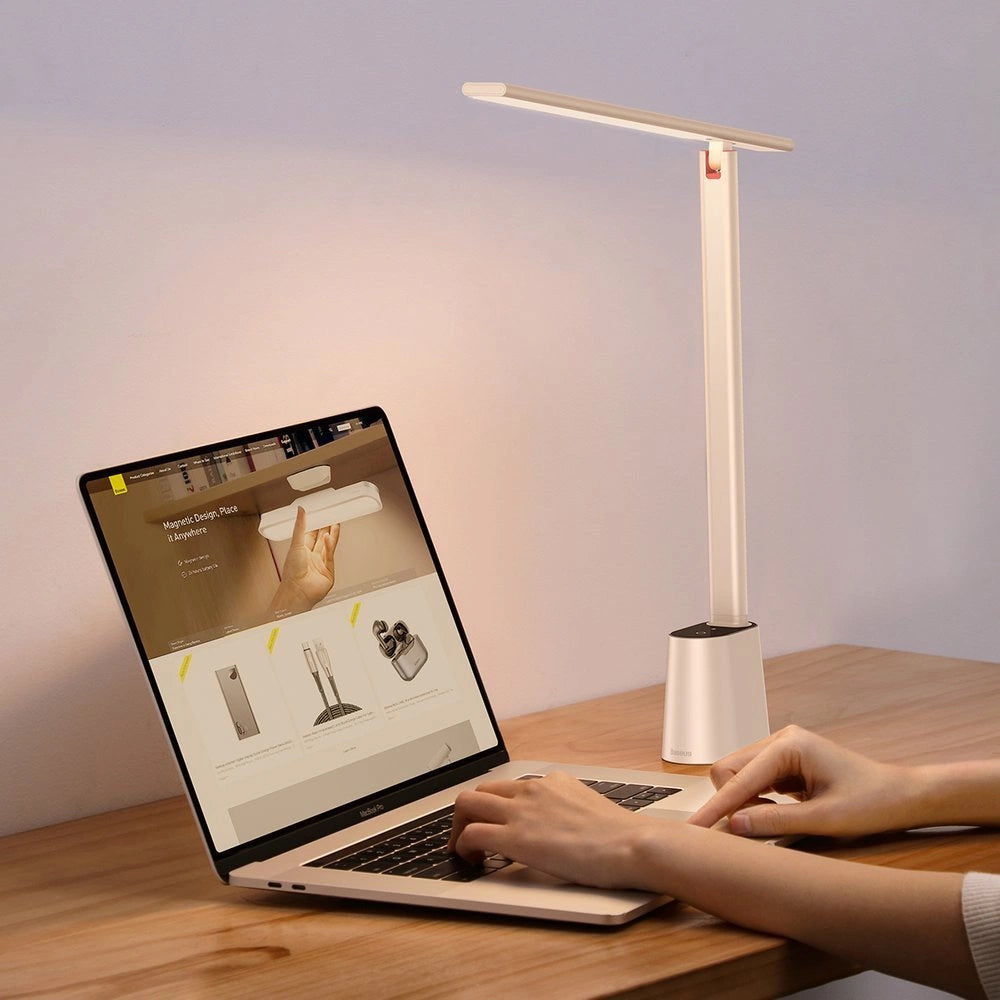 Lampe LED de bureau Baseus Smart Eye, Blanche DGZG-02