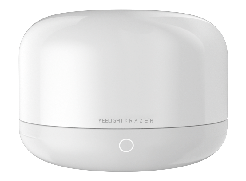Lampe LED Veille Yeelight D2 par Razer, Wi-Fi, 5W, 1700K - 6500K, 240lm, RGB, Blanche, Reconditionnée YLCT01YL