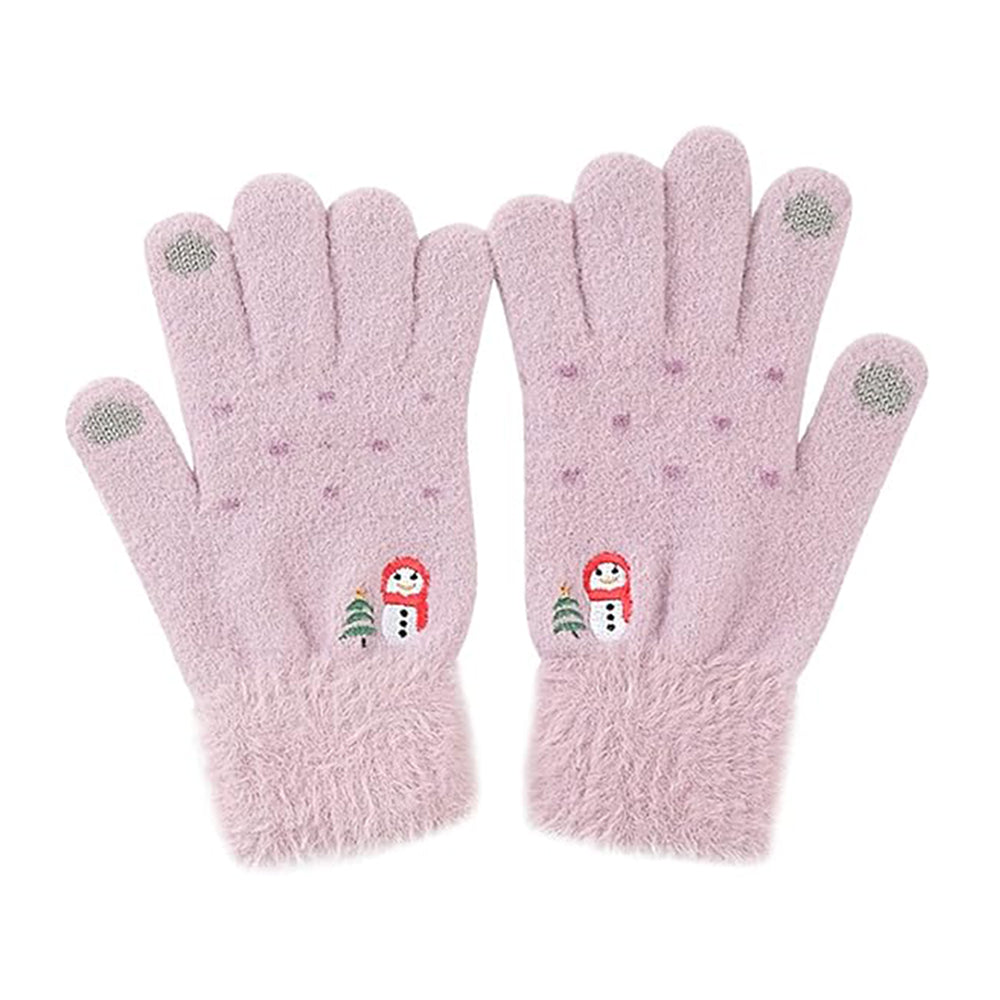 Gants d'Hiver Tactiles Femme Techsuit ST0011, Taille 17cm, Violet