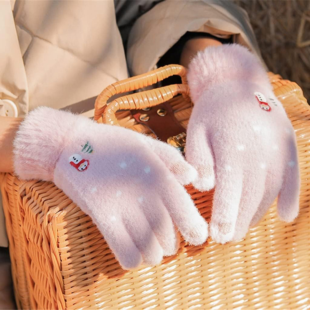 Gants d'Hiver Tactiles Femme Techsuit ST0011, Taille 17cm, Violet
