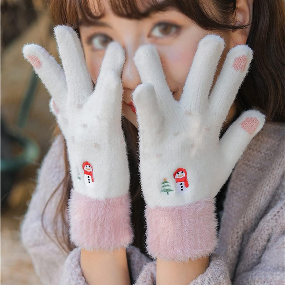 Gants d'Hiver Tactiles Femme Techsuit ST0011, Taille 17cm, Violet