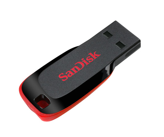 Mémoire Externe USB-A SanDisk Cruzer Blade, 64Gb SDCZ50-064G-B35
