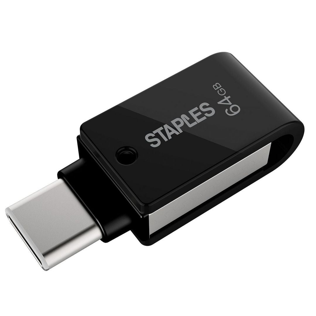 Mémoire Externe USB-A 3.1 / USB-C Staples K23, 64Gb EKMMD64GK233CST