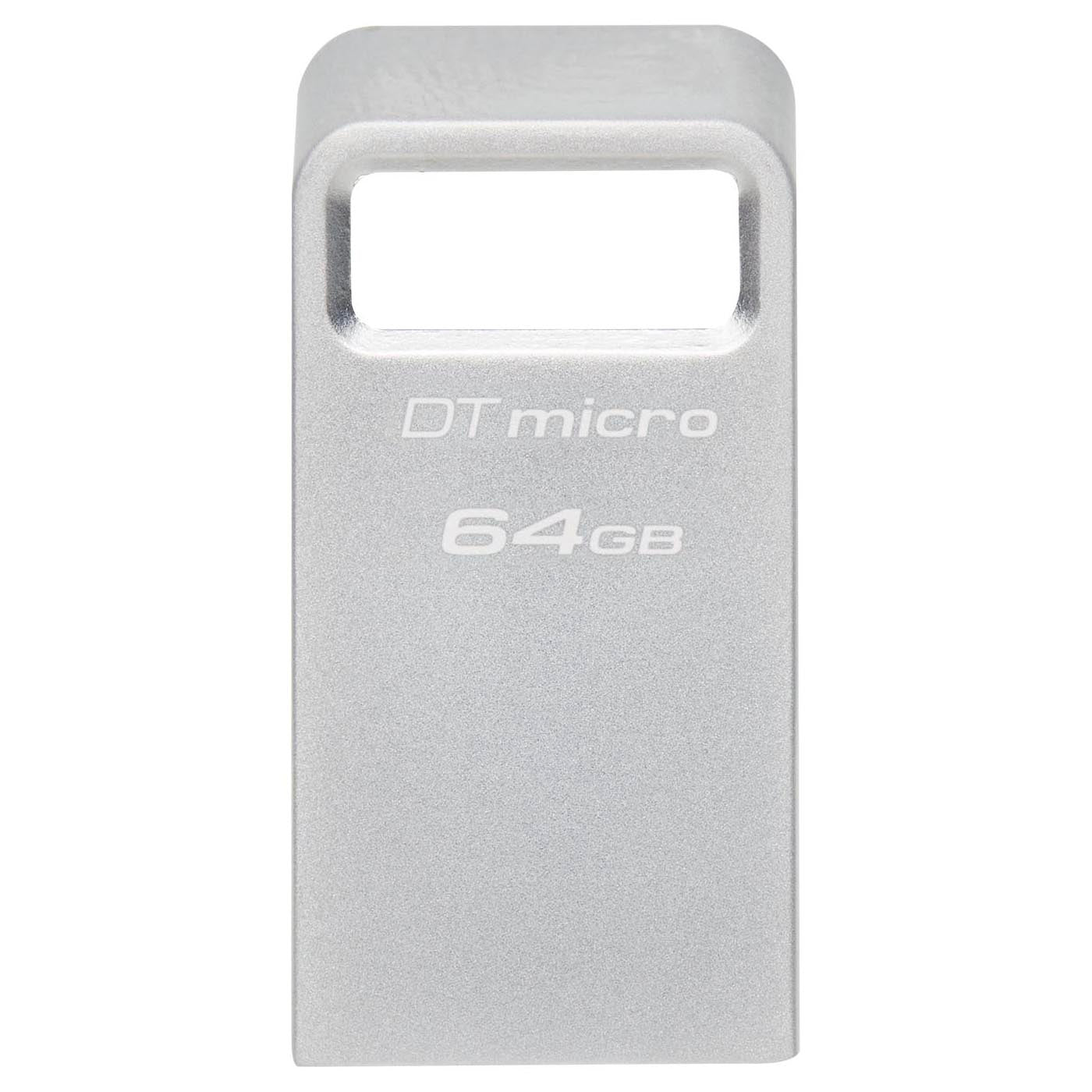 Kingston DataTraveler Micro G2 USB-A 3.2 Stick 64GB | Metall | Ultra-Kompakt
