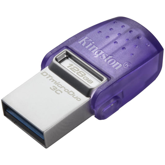 Externer Speicher USB-A 3.2 / USB-C Kingston microDuo 3C, 128Gb DTDUO3CG3/128GB