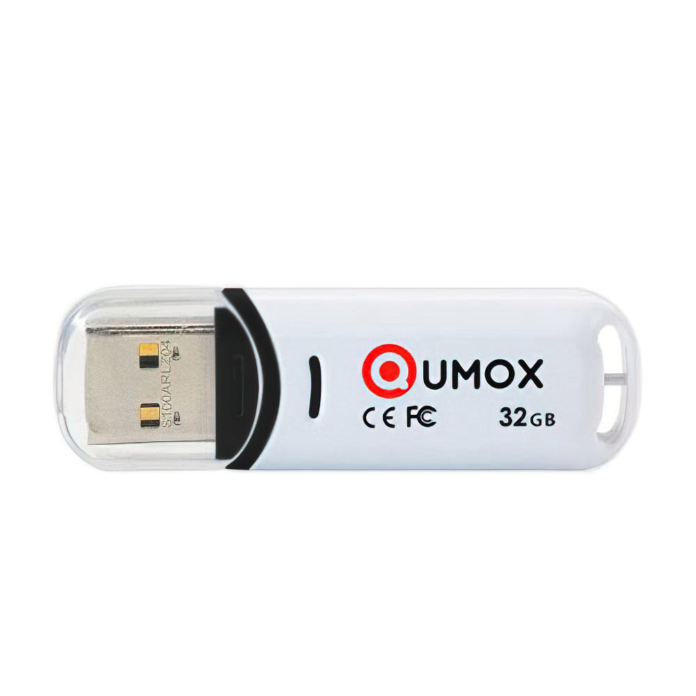 Mémoire Externe USB-A Qumox, 32Go, Blanche