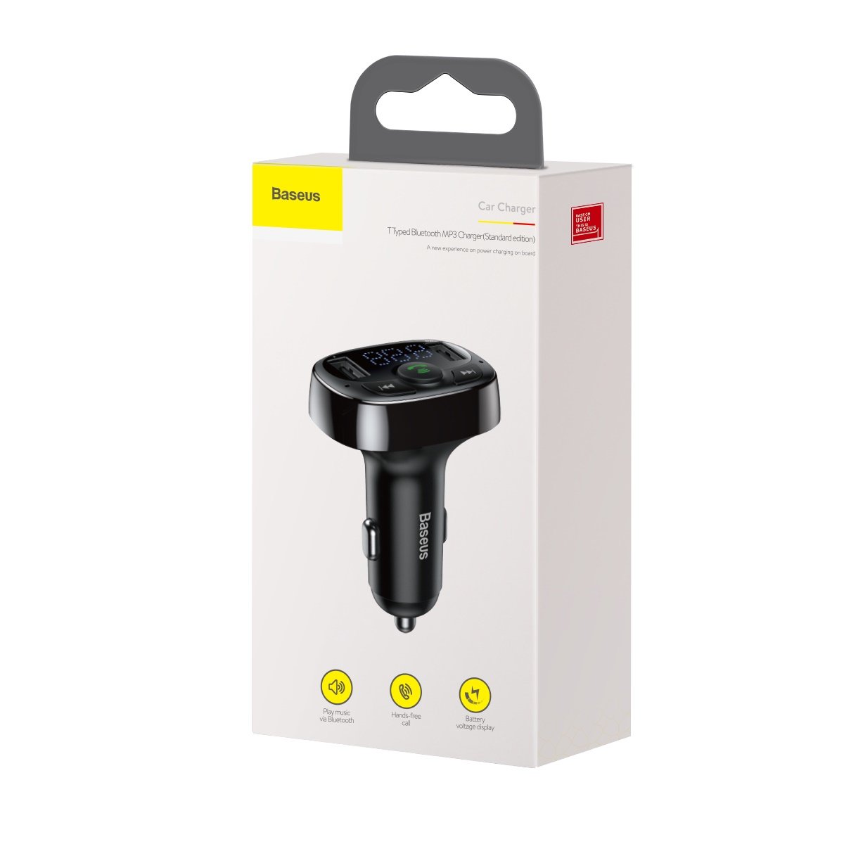 Baseus S-09A FM-Transmitter Bluetooth | 2x USB-A & microSD