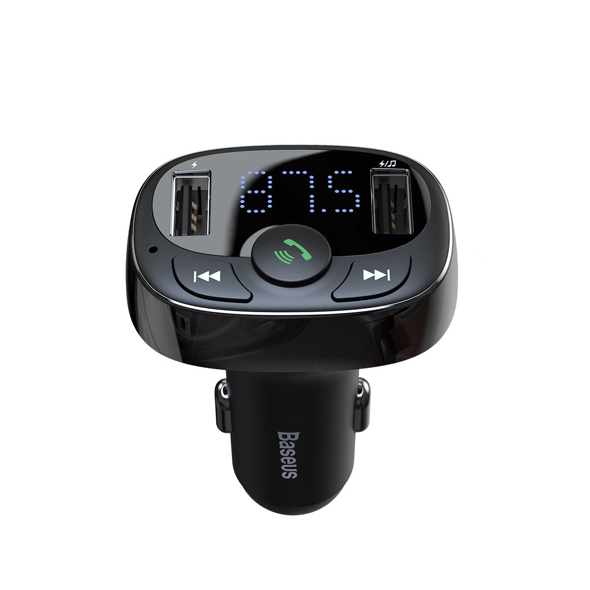 Baseus S-09A FM-Transmitter Bluetooth | 2x USB-A & microSD