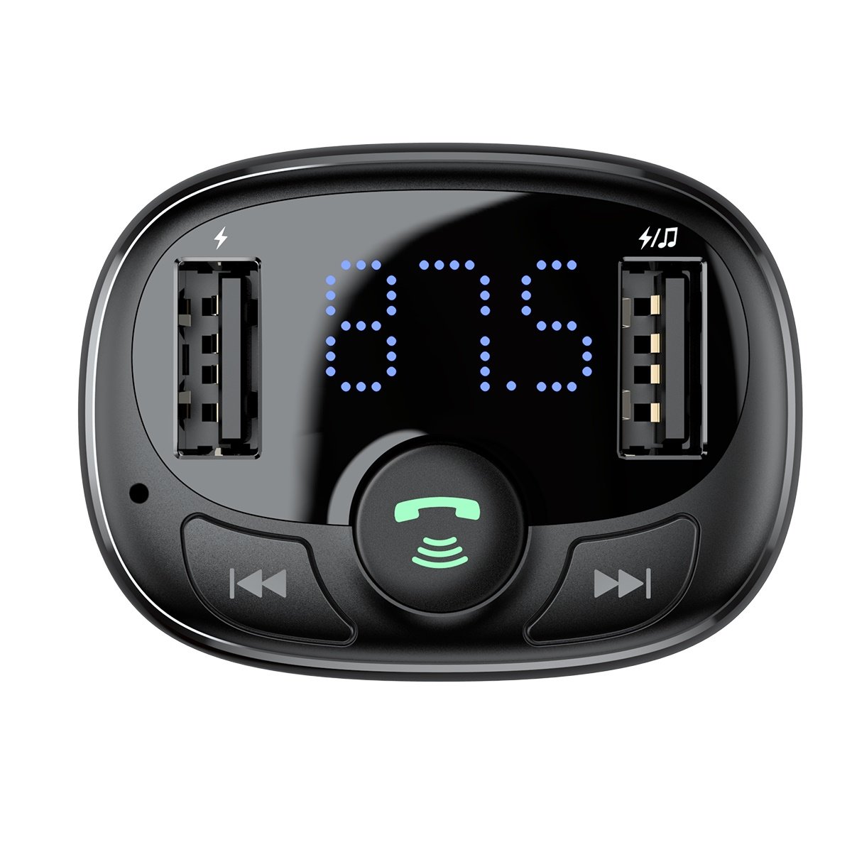 Baseus S-09A FM-Transmitter Bluetooth | 2x USB-A & microSD