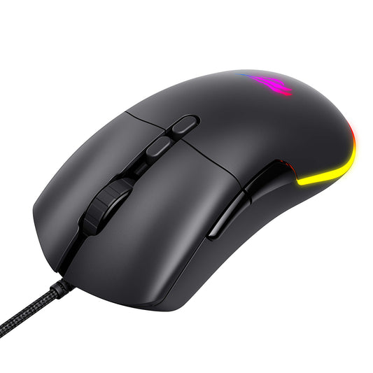 Gaming-Maus Wired USB HAVIT MS954, 800DPI - 12000DPI, 1.6m, Schwarz