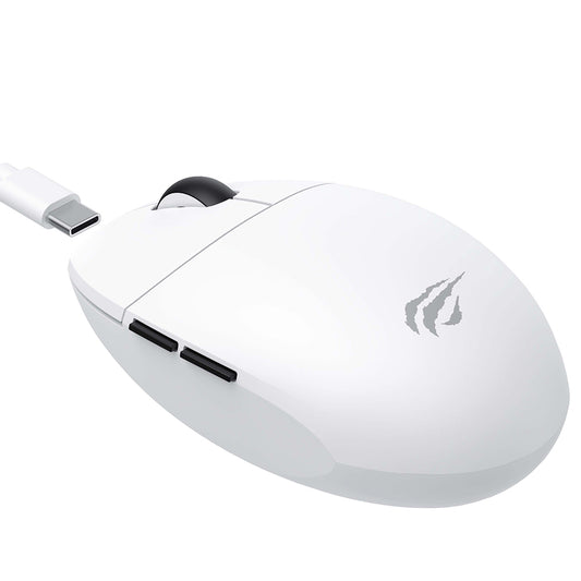 Souris Gaming Sans Fil HAVIT MS1039W, 800DPI - 7400DPI, Blanc