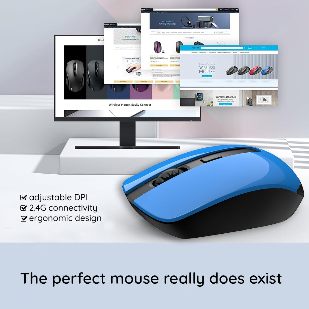 Wireless-Maus HAVIT MS989GT, 800DPI - 1600DPI, Schwarz Blau
