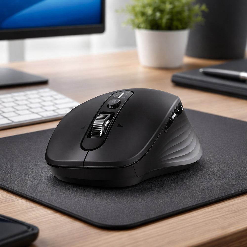 Souris sans fil UGREEN M752 (75498B), 5000DPI, BT / Wi-Fi, Noir
