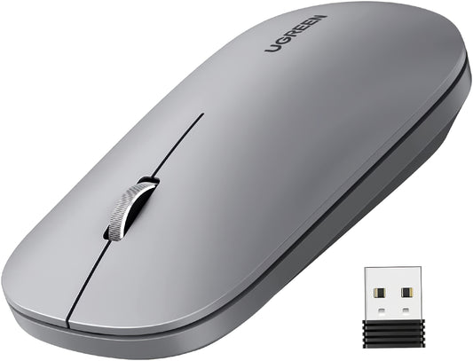 Souris sans fil UGREEN MU001, 4000DPI, Gris