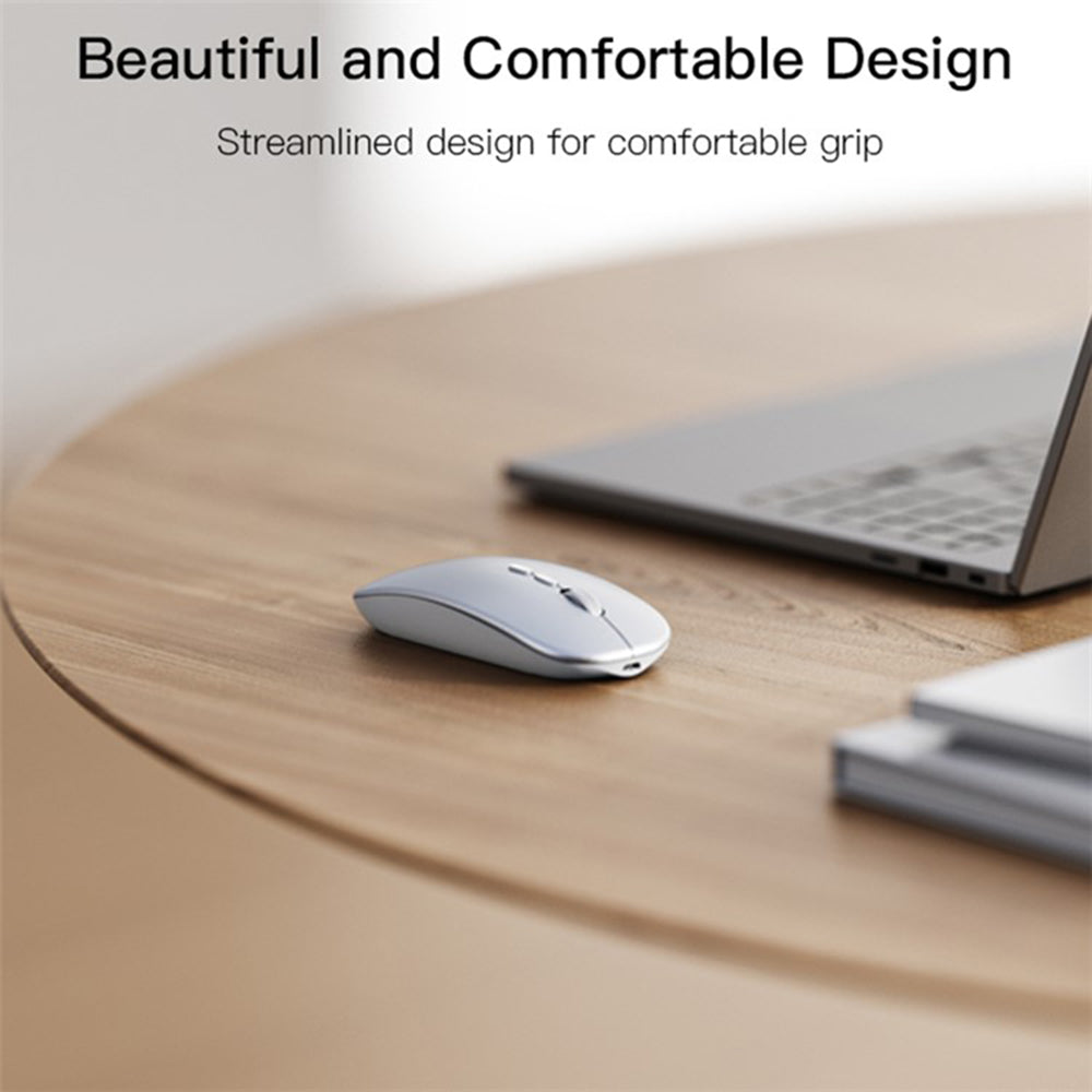 Wireless-Maus Yesido KB15, 800DPI - 1600DPI, Silber