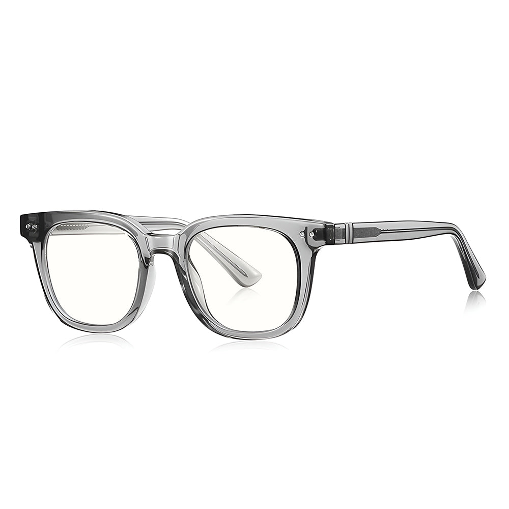 Computerbrille für Männer Techsuit 2229, Anti-Blau-Licht, Grau