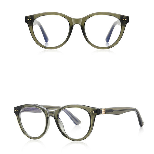 Lunettes d'ordinateur pour hommes Techsuit 2231, Anti-Lumière Bleue, Vertes