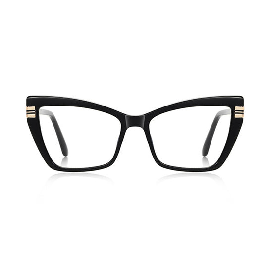 Lunettes d'ordinateur pour femmes Techsuit 2263, Anti-Lumière Bleue, Noires