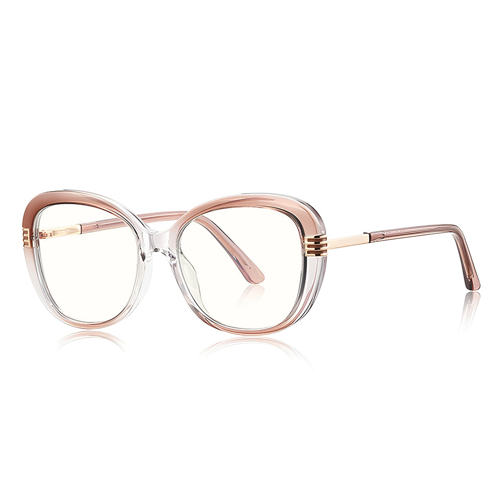 Damen Computerbrille Techsuit 2265, Anti-Blue Light, Hellbraun
