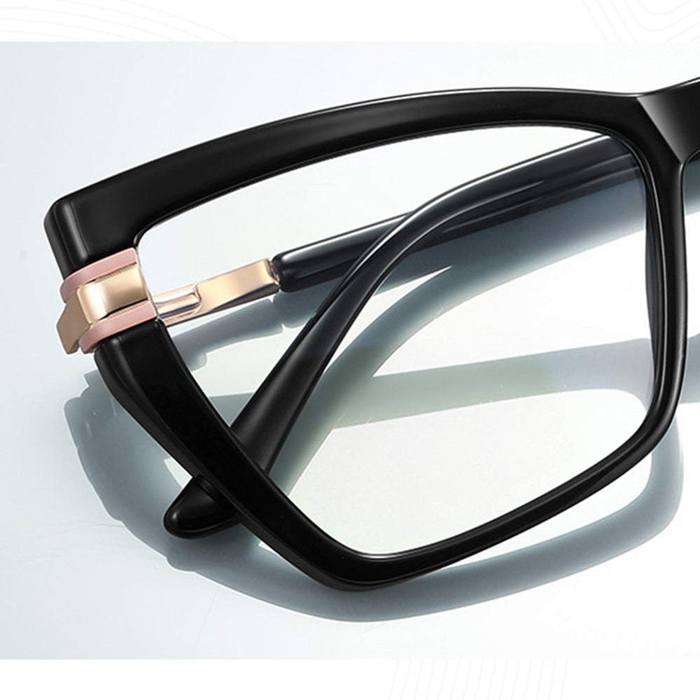 Lunettes d'ordinateur pour femmes Techsuit 2269, Anti-Lumière Bleue, Noires