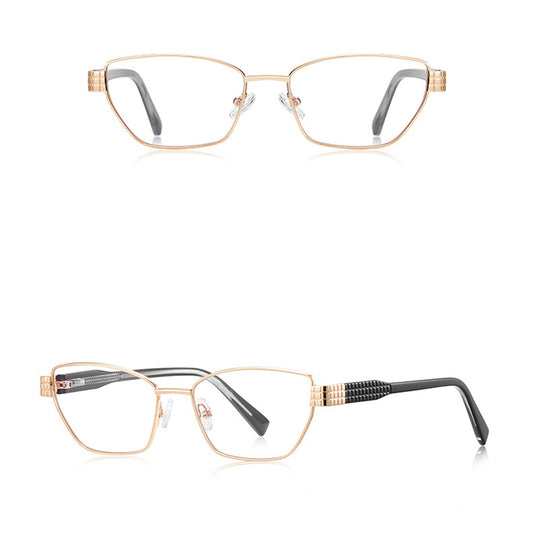 Damen Computerbrille Techsuit 3162, Anti-Blue Light, Goldfarben