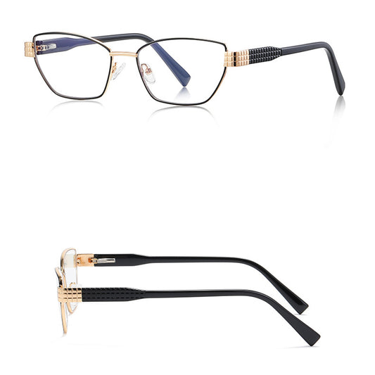 Damen Computerbrille Techsuit 3162, Anti-Blue Light, Schwarz