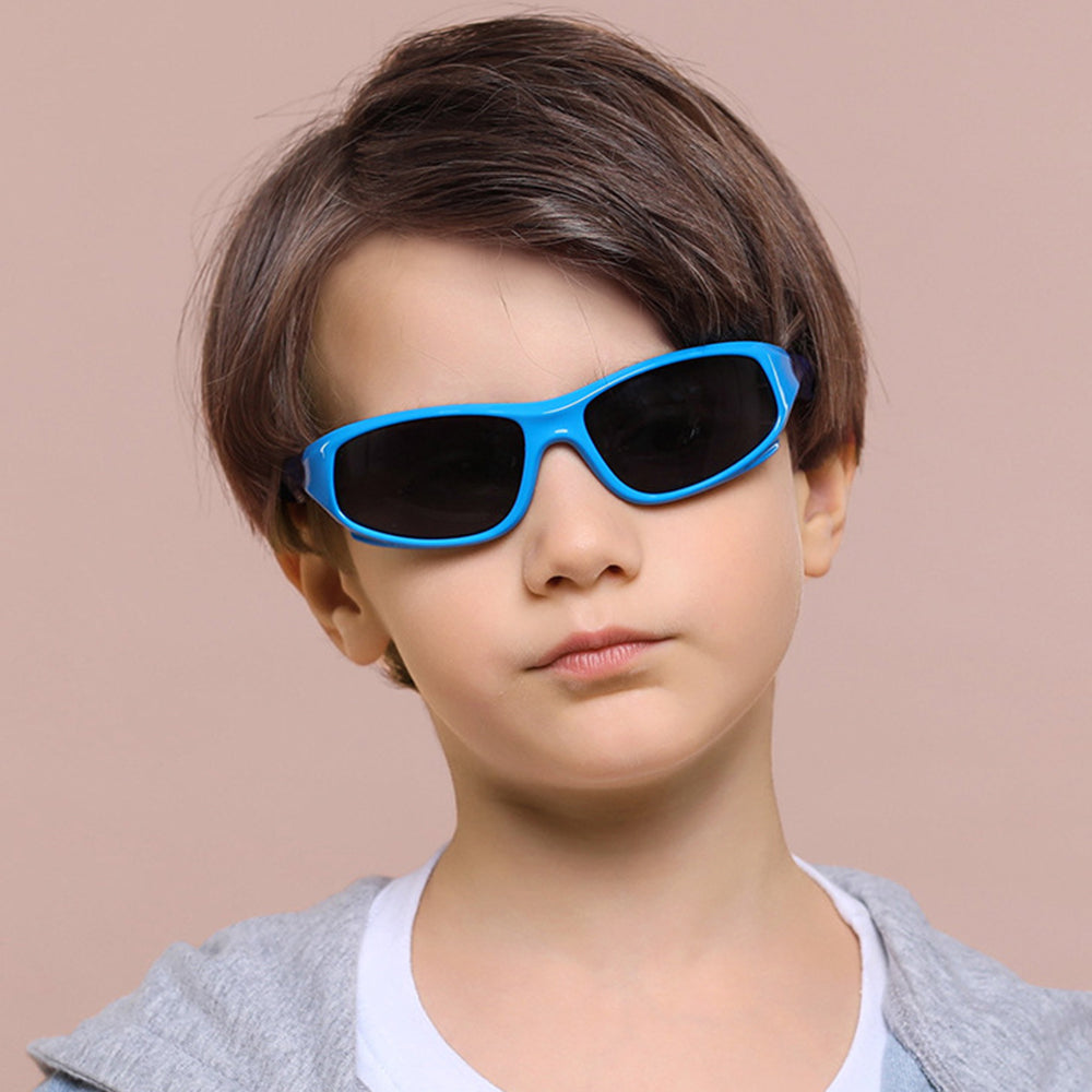 Lunettes de Soleil Sport Enfants Techsuit 816-C3, Polarisées, Rose Vertes