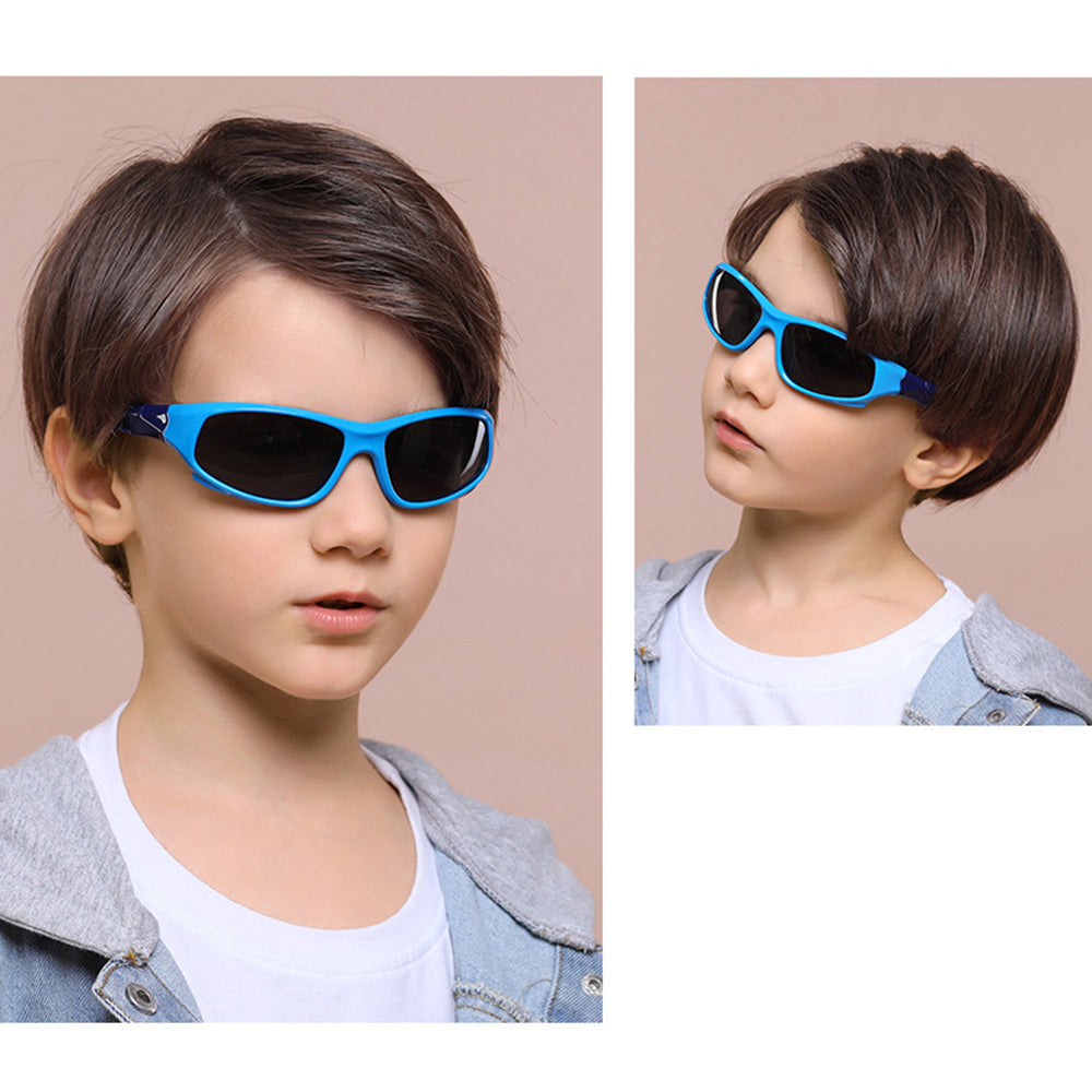 Lunettes de Soleil Sport Enfants Techsuit 816-C3, Polarisées, Rose Vertes