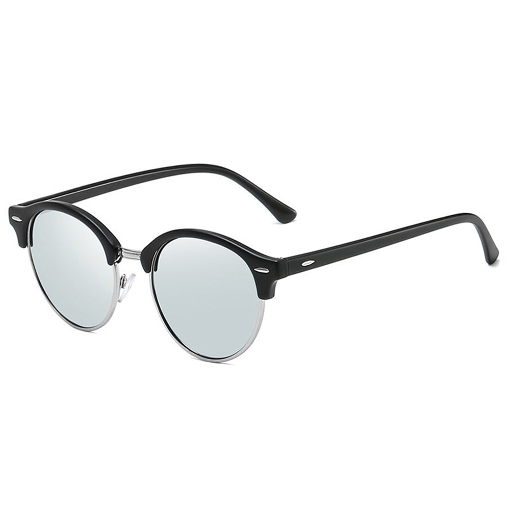 Lunettes de Soleil Homme Techsuit 66612, Polarisées, Protection UV, Argentées