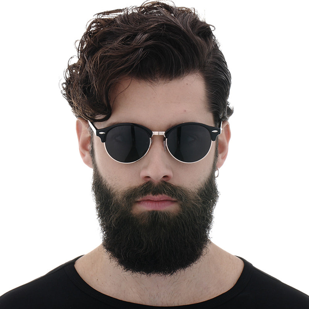 Lunettes de Soleil Homme Techsuit 66612, Polarisées, Protection UV, Argentées