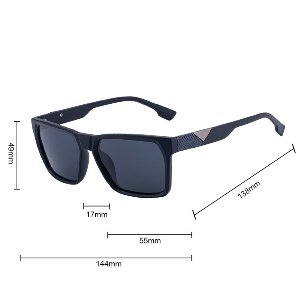 Lunettes de Soleil Homme Techsuit 8500, Polarisées, Protection UV, Marron