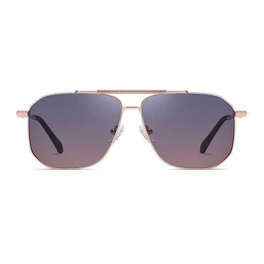 Lunettes de Soleil Homme Techsuit 8538, Polarisées, Protection UV, Rose Or Violet