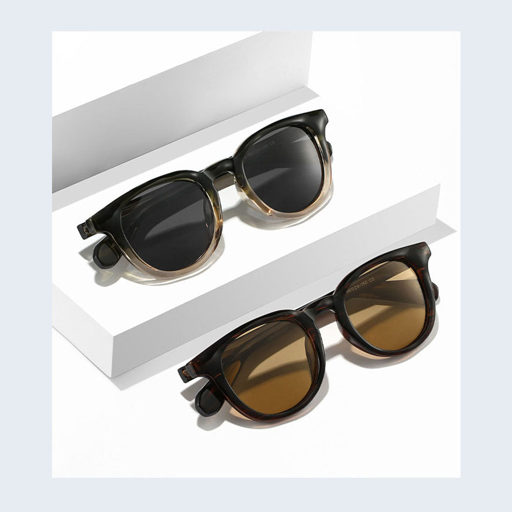 Lunettes de Soleil Homme Techsuit 8663, Polarisées, Protection UV, Noires