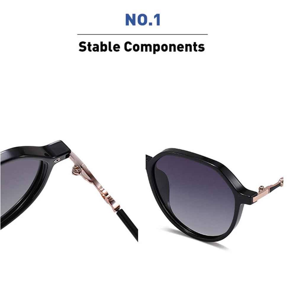 Damen-Sonnenbrille Techsuit 2203, polarisiert, UV-Schutz, Braun