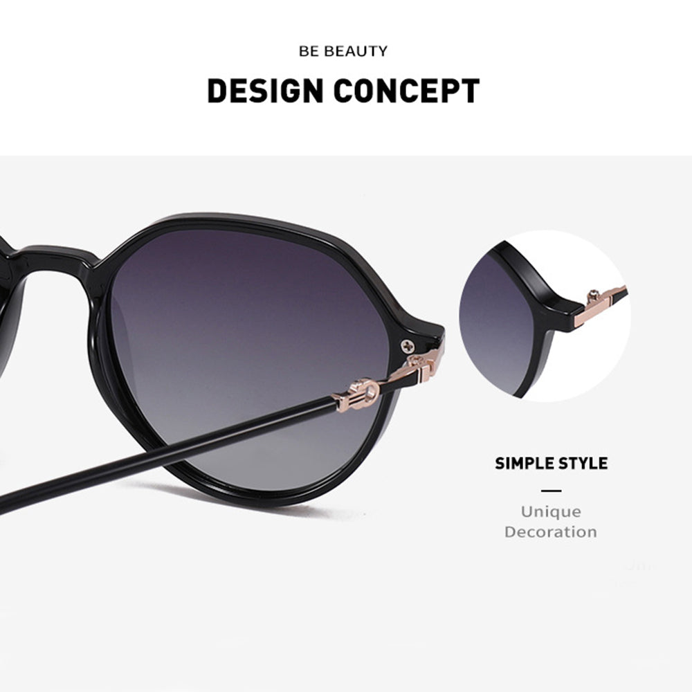 Damen-Sonnenbrille Techsuit 2203, polarisiert, UV-Schutz, Braun