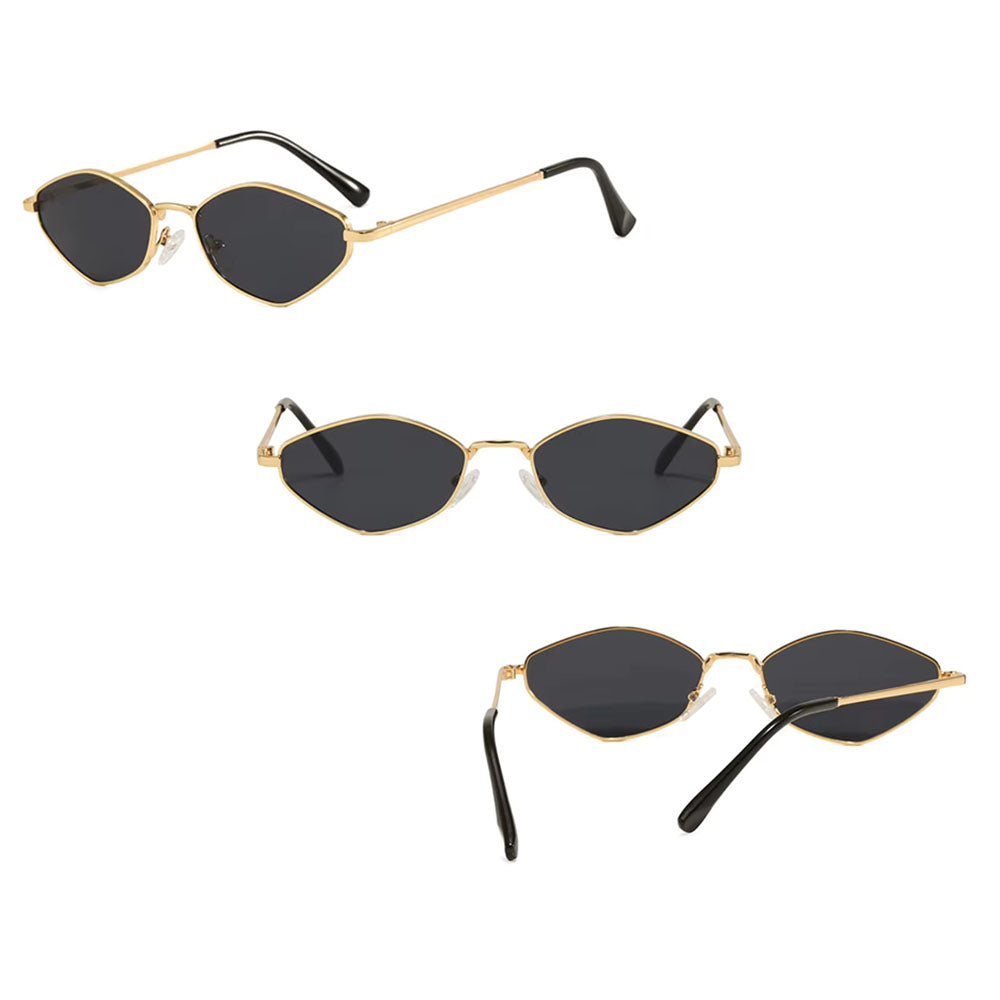 Damen-Sonnenbrille Techsuit 6206, Gold Schwarz